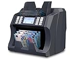 Detectalia V75 Banknotenzähler und Geldscheinprüfer für jede Währung, 27 x 21 x 24 cm