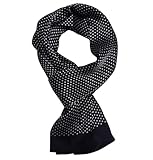 UK_Stone Halstuch Herren 100% Seide Schal Vintage Pattern Seidenschal Herrenschal, (#11)