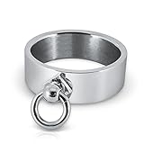 Soul-Cats Ring der O Slave-Ring Fingerring Silber Edelstahl, Durchmesser: ca 20 mm