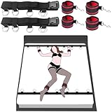 BDSM Bondage Bettfesseln Sexspielzeug für Paare Extrem Sex Bondageset SM Kit mit Verstellbaren Handschellen Fußfesseln Sexspiel Erotik Fesselset Liebhaber Männer Frauen