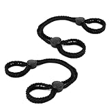 Bondage Seil 2 Stück Schwarzer Bondageseil Bondageset Fessel Set Anfänger für Sex BDSM Self Bondage Tape Seile Set für Selfbondage Handschellen SM Fesseln Sexspielzeug für Paare Männer Frauen