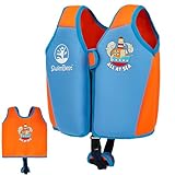 SwimBest Schwimmweste - Schwimmjacke/Auftriebshilfe mit Sicherheitsgurt und herausnehmbaren Schwimmkörpern (All at Sea III, L (19-30kgs))