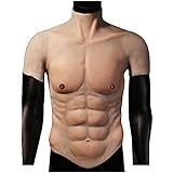 K99 Silikon gefälschte Brustmuskeln-Weste - künstliche Simulation Muskeln Weste - Crossdresser-Silikon-gefälschte Brustmuskeln für Männer Cosplay Maskerade-Kostüm