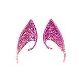 DIIOOMIEEU Latex-Feenohren, spitze Prothese, Ohrmanschette für Cosplay, Halloween, Weihnachten, Motto-Party