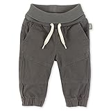 Sigikid Baby-Jungen Hose aus Bio-Baumwolle Kleinkind-Ausstattung, grau/Wendehose, 68