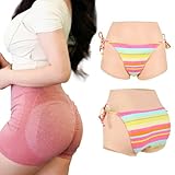 CYOMI Silikon Höschen Silp Gaff Pad Enhaner Panties für Crossdresser Cosplay Transgender Drag Queen Höschen (Elfenbeinweiß)