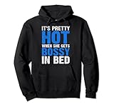 Sie ist herrisch im Bett | Naughty Dominant Femdom Sub Dom Pullover Hoodie