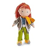 HABA Puppe Soley – Weiche Stoffpuppe 30 cm, ideal für Babys und Kleinkinder – waschbar & leicht an- und ausziehbar, ab 18 Monaten – 1306949001