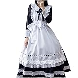 Maid Dress Halloween Kostüm Damen French Sexy Maid Outfit Cospaly Dienstmädchen Kostüm Outfit Set Faschingskostüme Kawaii Anime Maid Dress Sklavin Crossdresser Kleid