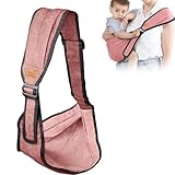 Tragetuch Baby Kleinkind Trage Seitlich Ergonomisch Toddler Carrier,Kindertrage Carrier 2-3 Jahre,Babytrage Carrier,Verstellbare Baby Trage Für Neugeborene Bis 3-36 Monaten,Kleinkinder bis 20KG (B)