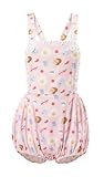 CutiePlusU Baumwolle Knopf Schritt Erwachsene Onesie Strampler Latzhose Pyjamas- Frühstücksparty XL