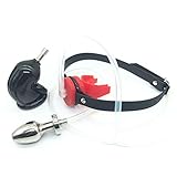 Bondage Masters Keuschheitsgerät mit anschließbarem Buttplug und Mundknebel