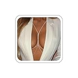 Wendalern Strass Körper Kette Für Frauen Geschichtet Kristall Körper Halskette Sexy Strand Bikini BH Kette Funkelnde Diamant Quaste Bauch Taille Ketten Nachtclub Stelle Zubehör Schmuck