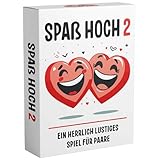 TIPSI Spaß Hoch 2 - Spiel für Paare zu zweit | Mit lustigen Aufgaben & Fragen | Pärchen Geschenke für Männer, Freund & Freundin | Jahrestag Geschenk für ihn & sie oder zum Valentinstag