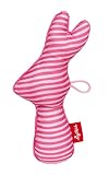 SIGIKID Greifling Hase, RedStars Babyspielzeug mit Rassel: greifen, entdecken, spielen, für Babys ab Geburt, Art.-Nr. 42892, pink 15 cm