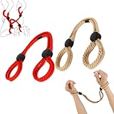 Bondageset Fessel Set Anfänger 2X Bondage Seil Sm Bondageseil Brüste Self Bondage Bettfesseln Handschellen Bettfessel Set Bdsm Bondage Seile Rope Fessel Set für Sex Selfbondage Für Männer Frauen Paare