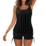 Generisch Tankini Oberteil Damen einzeln Push up Tankini top Damen einzeln bauchweg mini String Tanga sexy Strand Kimono Oberteil Set mit Push up