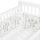 Sageky Verstellbarer Baby-Netzbettgitter – abnehmbar, waschbar, tragbar 3D-atmungsaktiver, stoßfester Schutzgitter für Neugeborene für alle Jahreszeiten