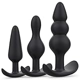 Analplug Set Sexspielzeug für Frauen und Männer,Anal Sex Spielzeug für die Frau Extrem Silikon Buttplug Klein Medium Groß für Anfänger Profi