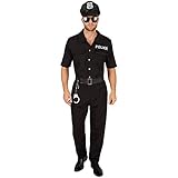 tectake dressforfun Herrenkostüm Polizist | Uniform inkl. Kunstleder Gürtel (L | Nr. 301436)
