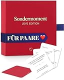 Sondermoment Love Edition - Das Paar-Spiel für besondere Momente, mehr Vertrauen und Liebe | Edles Paar Geschenk | Tiefgründige Fragen und Challenges