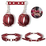 BDSM Bondage Set SM Fesselset mit Handschellen Sex-Spielzeug für Paare Sex Spielzeug mit Taille Lendenbeschränkung Handschellen Fesseln Sexspielzeug Erotik Fesselset für Anfänger und Erfahrene