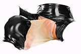 Latex Slip mit angearbeiteter Maske'Lick-me-pants' (M)