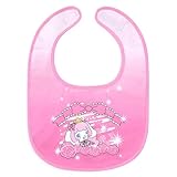 LittleForBig Seidiges Wasserdichtes Babydoll Bedrucktes Erwachsenen Lätzchen mit Verstellbarem Klettverschluss - Little Beauty Lätzchen für Erwachsene