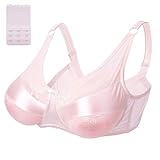 ELMIKA Mastektomie BH Silikon Brustformen Spezielle Tasche BH Frauen Alltag BH für Post OP Mastektomie Crossdresser Transgender Cosplay, rose, 110
