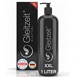 Gleitzeit® Gleitgel Wasserbasis PREMIUM 1 Liter XXL Gleitmittel sensitiv