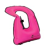 FORWEWAY Aufblasbare Weste,Schwimm Weste Schnorchelweste für Erwachsene und Jugendliche, Auftriebshilfe für Wassersport, Schnorcheln, Schwimmen, Surfen, 66-220 lbs(rosa)