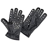 BDSM-Lederhandschuhe mit Spikes