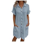 Sommerkleid Damen Kleid Sommer Neckholder Kleider Party Blumen Mintgrün Abendkleider a Linie Wickelkleid Hochzeit Floral Dress Schwarzes Sommerkleider Elegant Schicke Elegante Crossdresser Midi
