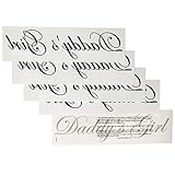 10 x 'Daddy`s Girl' Tattoo Schriftzug in schwarz - Sexy Kinky Tattoo (10)