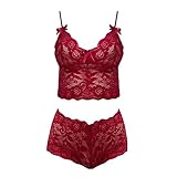 Hauetro Reizwäsche Harness Damen Oberkörper Swinger-Club Sexy Dessous Unterwäsche Outfit für Netzoberteil Gothic Kleidung Kinky-Outfit Sissy Set Desouses Frauen Festival Rave Frau