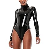 Latex Body Stripper Outfit Damen Reizwäsche Für Sex Mollig Domina Extrem Erotische Dessous Leder Frauen Sexy Sm Sklavin Ouvert Kostüme Sissy Set Catsuit Lack Schuhe