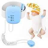 Bettnässer Alarm, Bettwetting Alarm mit Empfänger & Sender, Bettnässer-Alarms mit Geräuschen und Vibration USB-wiederaufladbare Bettnässensor für Jungen Grils Töpfchentraining Seniorenpflege (Blau)