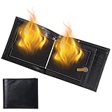 MeYuxg Premium Magic Flaming Fire Wallet Magic Tricks, Upgraded Magic Flame Wallet Brieftasche mit der Flamme des Magiers, Magician Stage Street Unvorstellbare Show Requisite