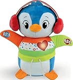 Clementoni Baby Tanz-mit-Mir Pinguin für Kleinkinder ab 12 Monaten - Interaktives Babyspielzeug mit Musik & Lichteffekten, tanzendes und singendes Lernspielzeug, 59287