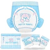 LittleForBig Erwachsenen Gedruckten Windeln 10 Stück - Potty Pants (Medium 71-96 cm)