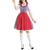 Spitzenbluse Dirndl Maid Dress Mit Korsett Damen Trachtenrock Cosplay Kostüm Anime Goth Dress Sexy Costume Woman Maid Kostüm Damen Sexy