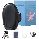 Kinderwagenschaukler, Wiederaufladbar Kinderwagen Wackler Schlafhilfe Für Baby, 5 Einstellbare Schaukelintensitäten, Automatische Babywippe Für Buggy (Schwarz)