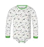 Landofgenie Langarm Onesie für Herren Bodysuit Pyjama One Piece Männer Bedruckte Body Strampler Panda - Druck S