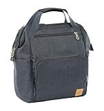 LÄSSIG Baby Wickelrucksack Wickeltasche inkl. Wickelzubehör nachhaltig produziert/Goldie Backpack, anthrazit