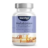Melatonin Komplex - Mit L-Tryptophan, Vitamin B6 & Magnesium - 240 Kapseln hochdosiert im 4-Fach-Komplex - 100% vegan, laborgeprüft und ohne unerwünschte Zusätze in Deutschland hergestellt