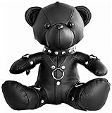 BDSM Teddybär aus Leder mit SM Ausrüstung/ein hochwertiges handgefertigtes Geschenk