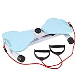Kensbro Taillendrehscheibe Waist Twisting Machine, Taillentrainer mit Einstellbarer Widerstand &Fußmassagefunktion, Waist Twister mit Geräuscharm Tragfähig 150 Kg, Fitnessgeräte Für Zuhause