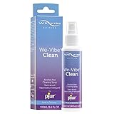 We-Vibe Clean Spray by pjur - Reinigungsspray für We-Vibe Toys - Made in Germany - Hygienische Reinigung ohne Alkohol und Parfüm (100ml)