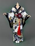 1/6 Maßstab Weibliche Kleidung,Japanischer Kimono Bademantel Kleid Kostüm Kleidung für 12 Zoll PH TBL JO Action Figur Körper (G-Lange Version)