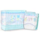 LittleForBig Verstellbarer Klettverschluss Erwachsenen Gedruckten Windeln 10 Stück - Baby Parade (Medium 71-96 CM)